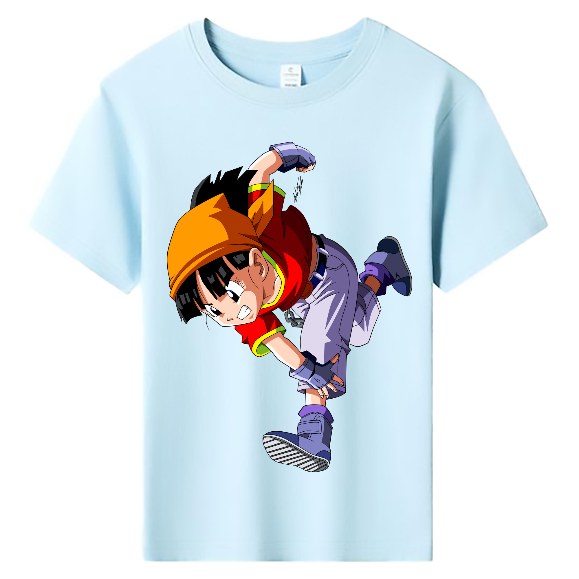 （画像用） ドラゴンボール パン DRAGON BALL Pan 綿100％キッズTシャツ（フロントプリント）